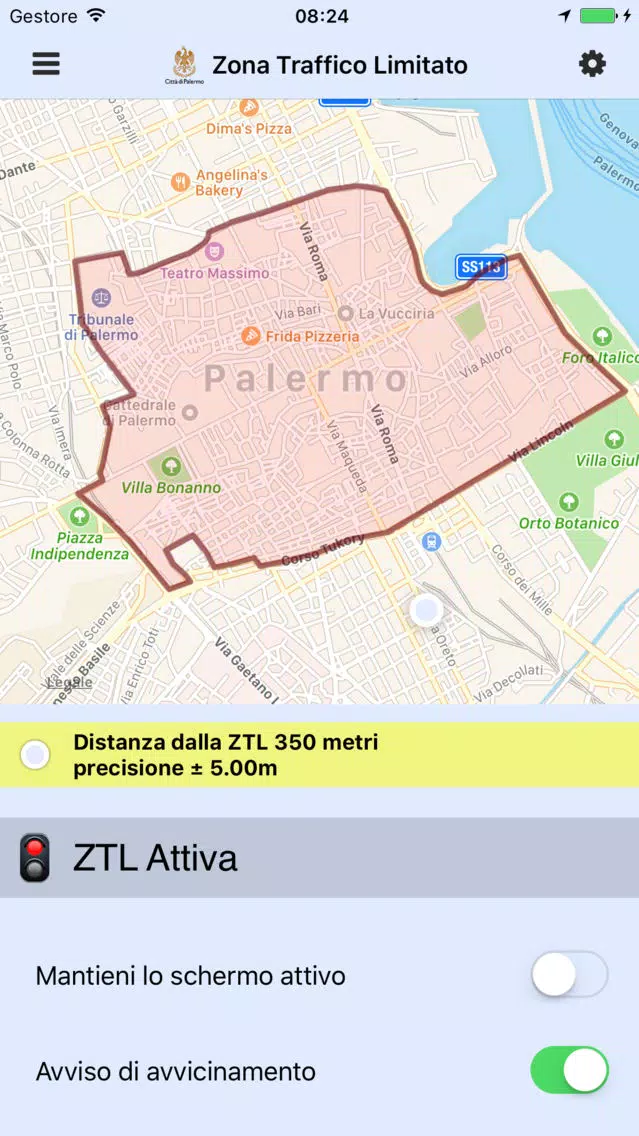 ZTL Palermo应用截图